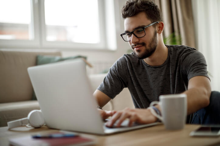 Student Browsing Online